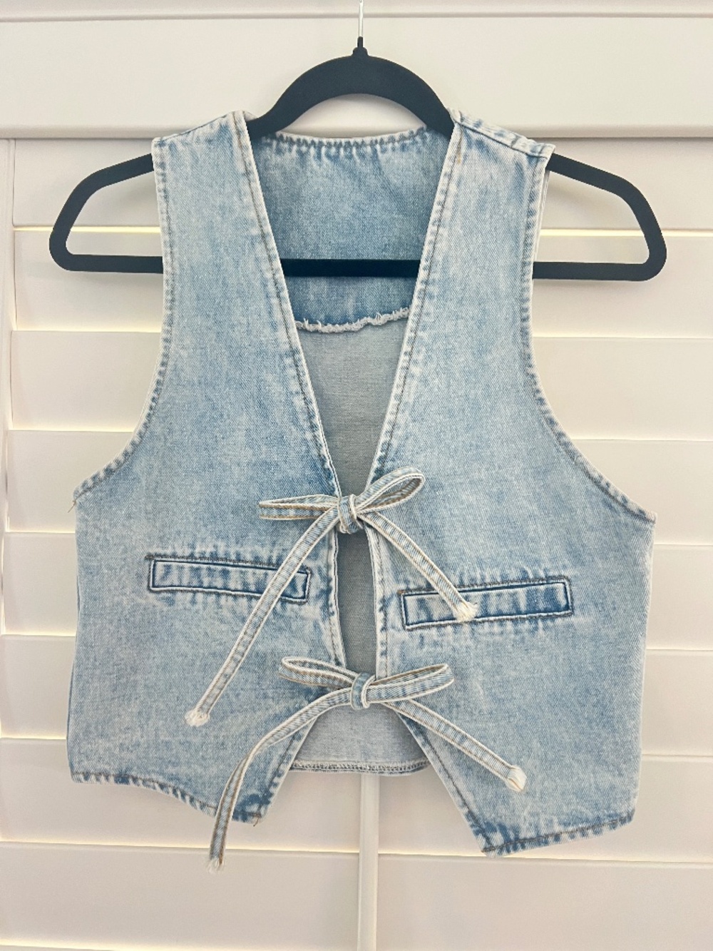 Boho Jean Vest